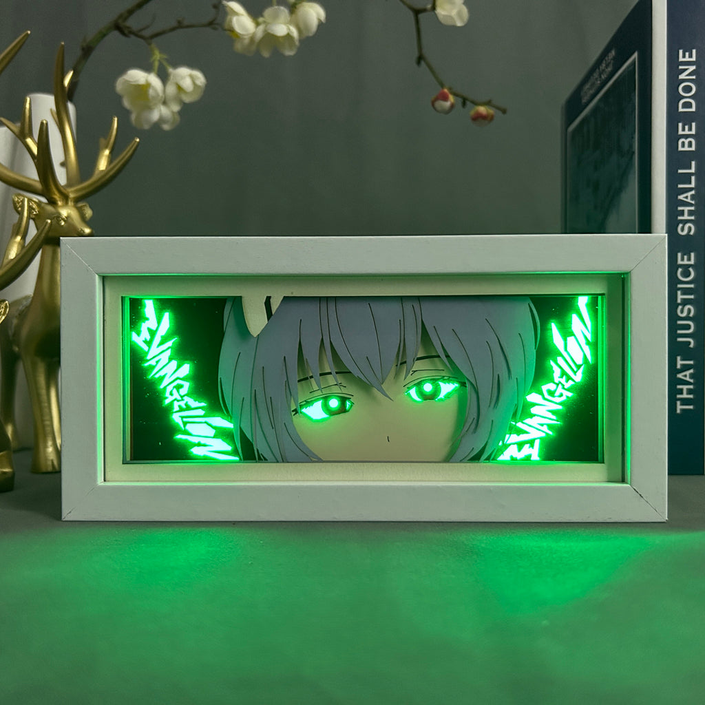 Anime Light Box: Rei Ayanami Inspired | Neon Genesis Evangelion Anime Gifts