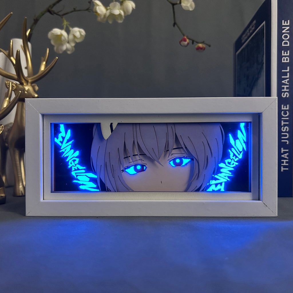 Anime Light Box: Rei Ayanami Inspired | Neon Genesis Evangelion Anime Gifts