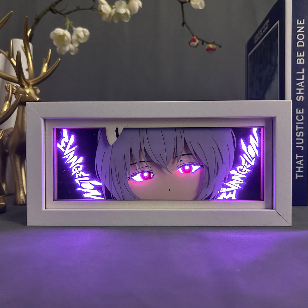 Anime Light Box: Rei Ayanami Inspired | Neon Genesis Evangelion Anime Gifts