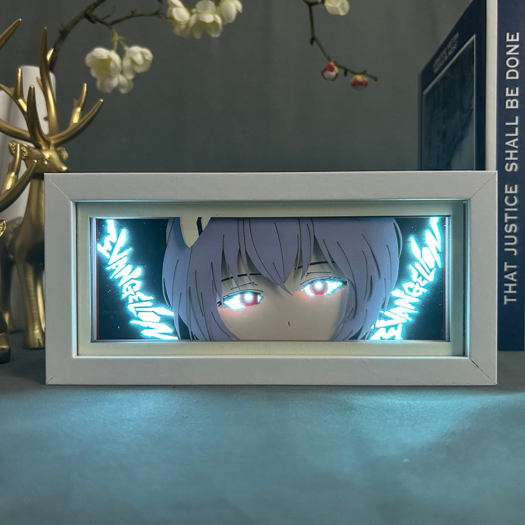 Anime Light Box: Rei Ayanami Inspired | Neon Genesis Evangelion Anime Gifts