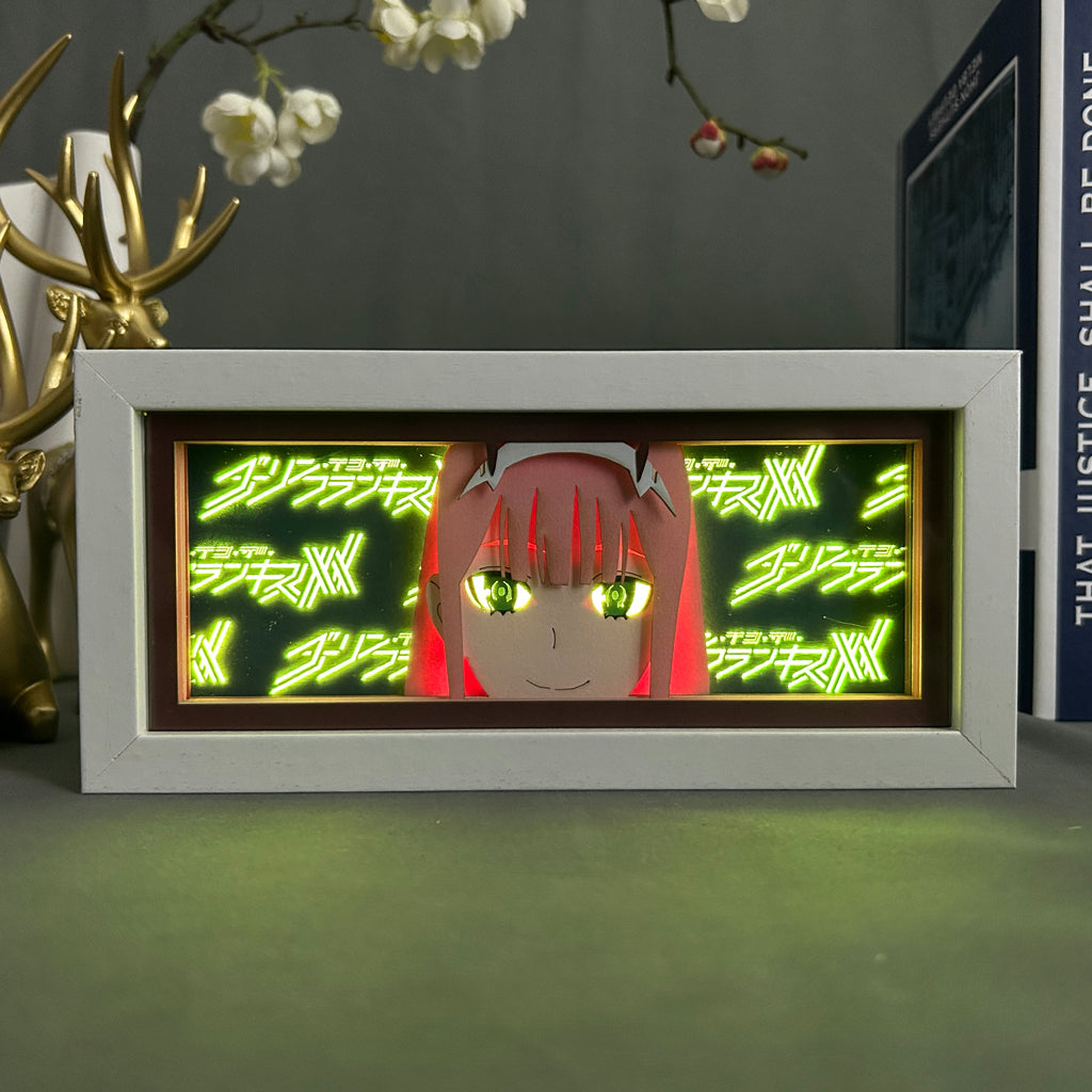 Anime Light Box: Zero Two Inspired | Darling in the Franxx Anime Gifts