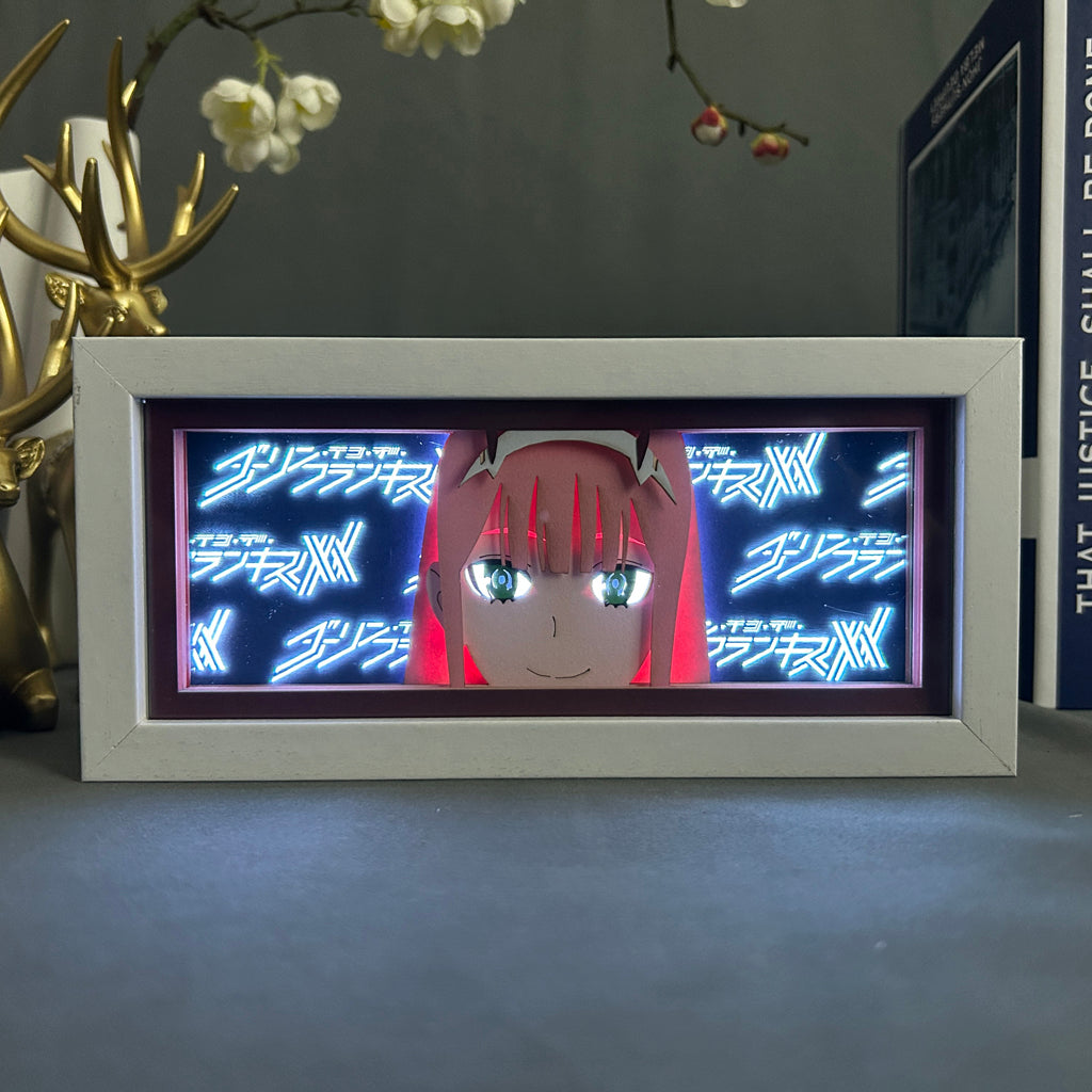Anime Light Box: Zero Two Inspired | Darling in the Franxx Anime Gifts