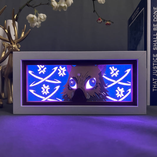 Anime Light Box: Inosuke Inspired | Demon Slayer Anime Gifts