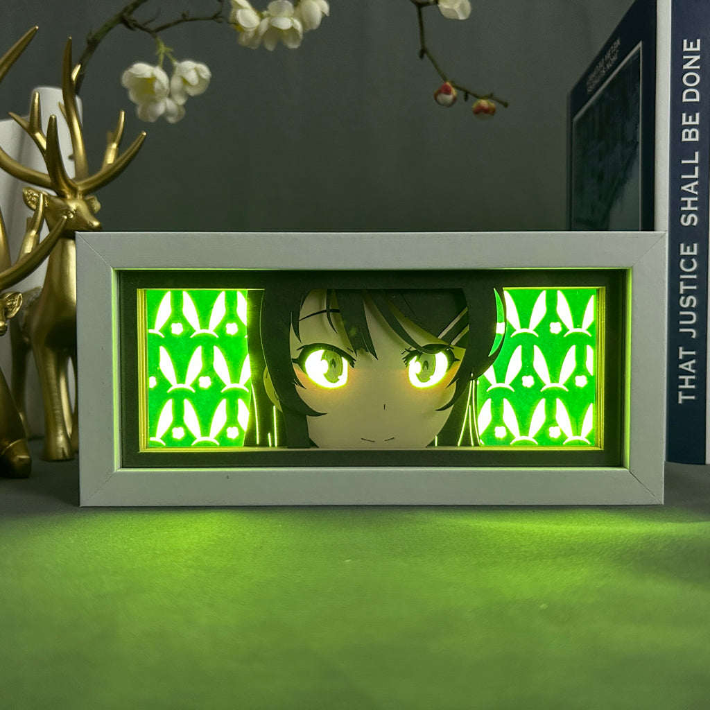Anime Light Box: Rascal Does Not Dream Inspired | Mai Sakurajima Anime Gifts