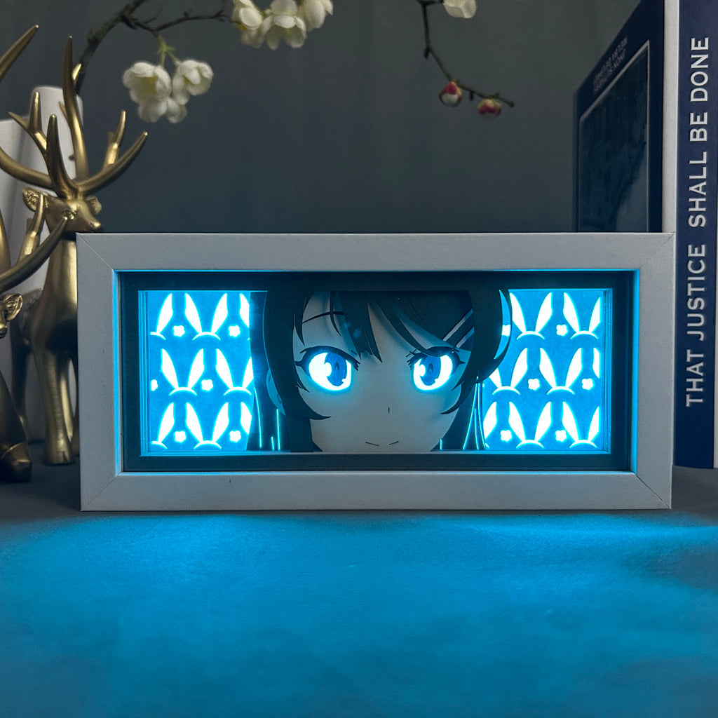 Anime Light Box: Rascal Does Not Dream Inspired | Mai Sakurajima Anime Gifts
