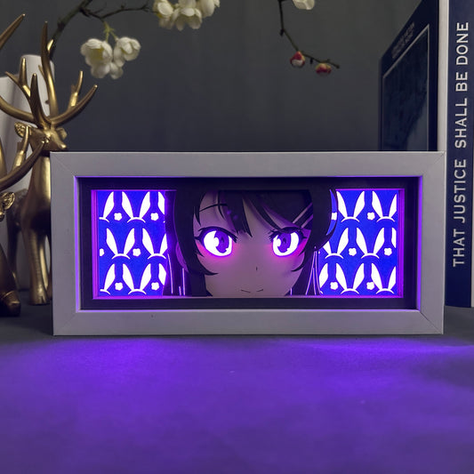 Anime Light Box: Rascal Does Not Dream Inspired | Mai Sakurajima Anime Gifts