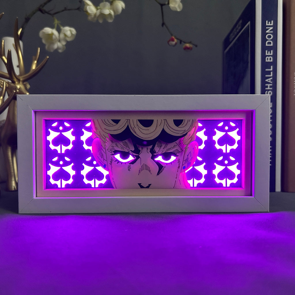 Anime Light Box: Giorno Inspired | Jojo Anime Gifts