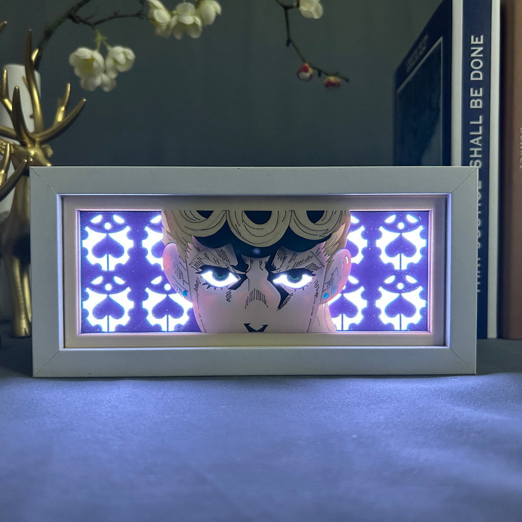 Anime Light Box: Giorno Inspired | Jojo Anime Gifts