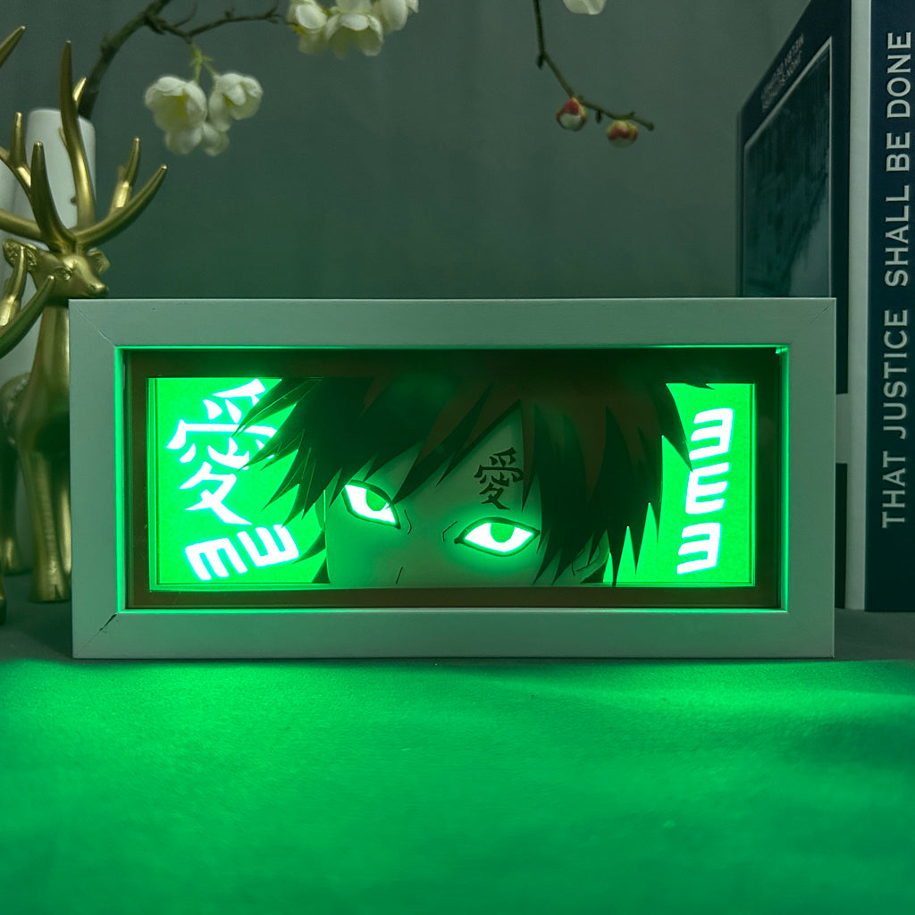 Anime Light Box: Gaara Inspired | Naruto Anime Gifts