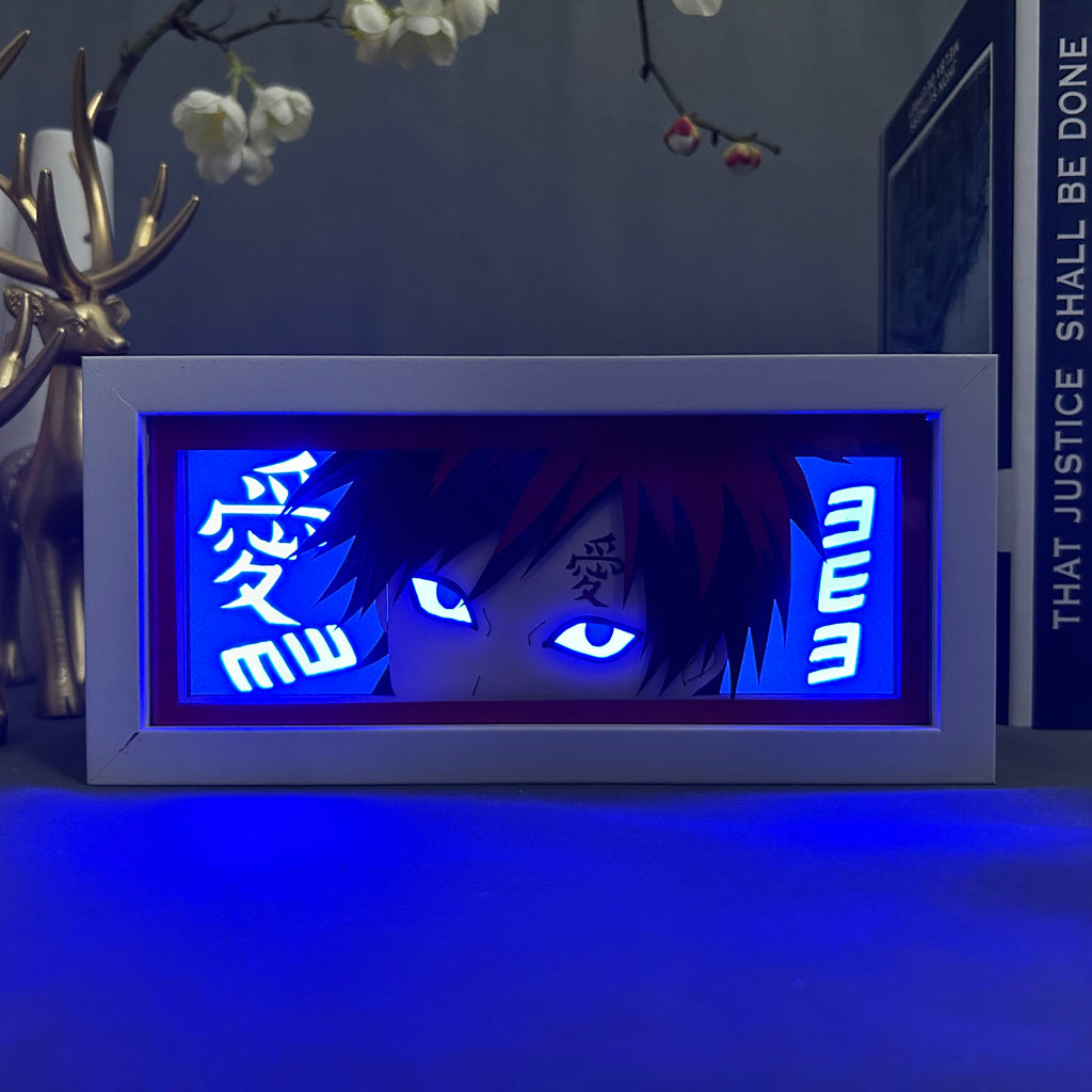 Anime Light Box: Gaara Inspired | Naruto Anime Gifts