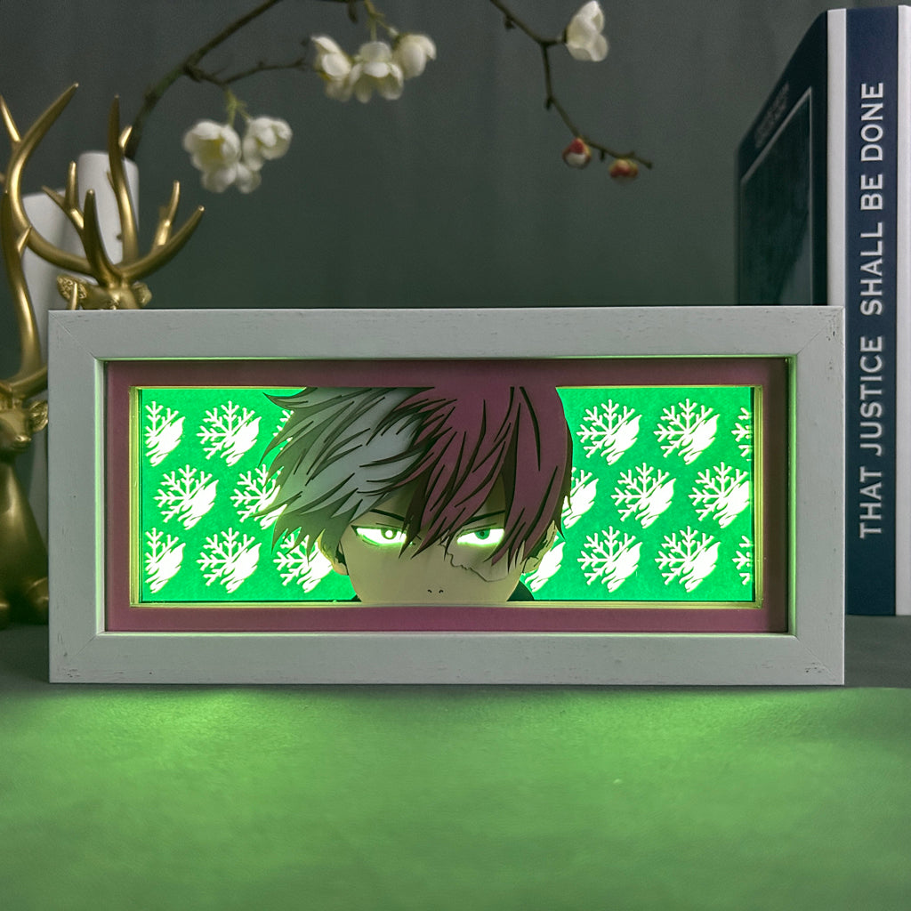 Anime Light Box: Shoto Todoroki Inspired | My Hero Academia Anime Gifts