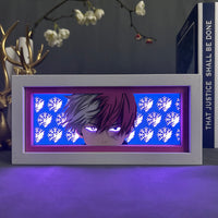 Anime Light Box: Shoto Todoroki Inspired | My Hero Academia Anime Gifts
