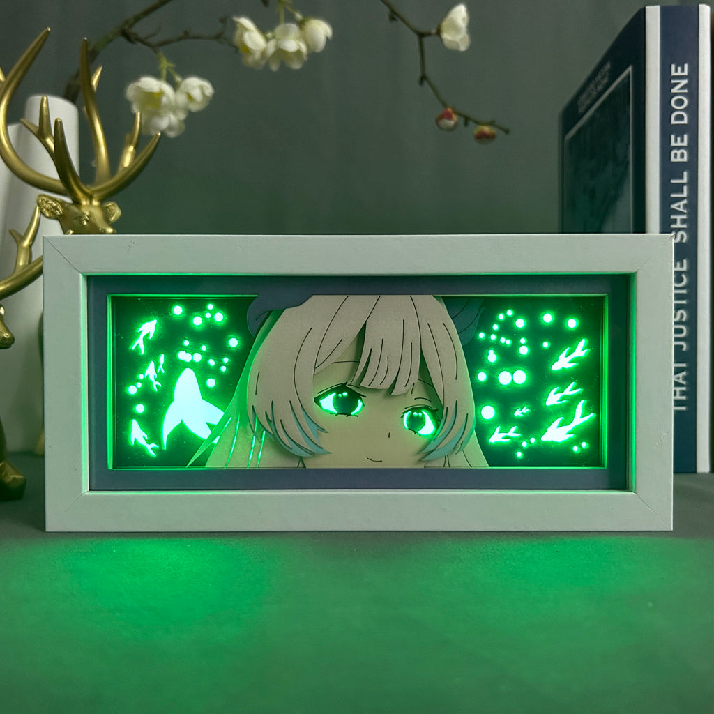 Anime Light Box: Kokomi Inspired | Genshin Impact Anime Gifts