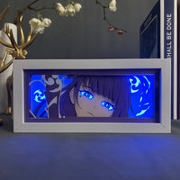 Anime Light Box: Raiden Shogun Inspired | Genshin Anime Gifts
