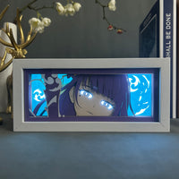 Anime Light Box: Raiden Shogun Inspired | Genshin Anime Gifts