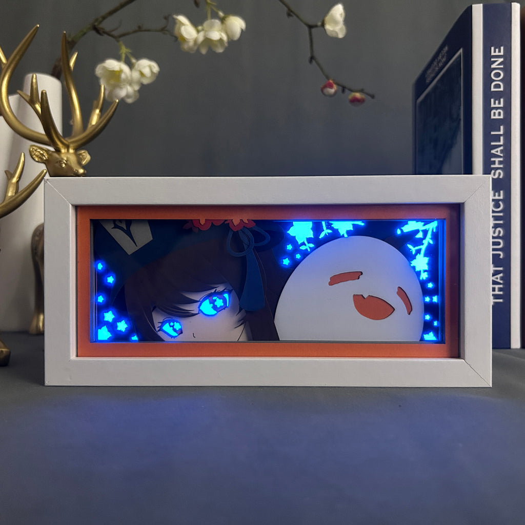 Anime Light Box: Hu Tao Inspired | Genshin Anime Gifts