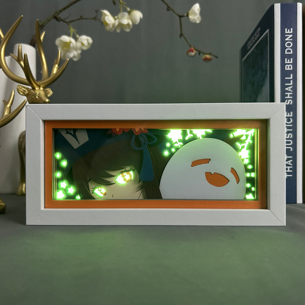 Anime Light Box: Hu Tao Inspired | Genshin Anime Gifts