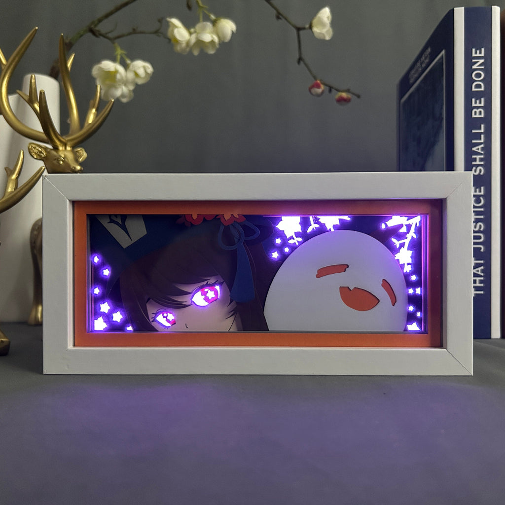 Anime Light Box: Hu Tao Inspired | Genshin Anime Gifts