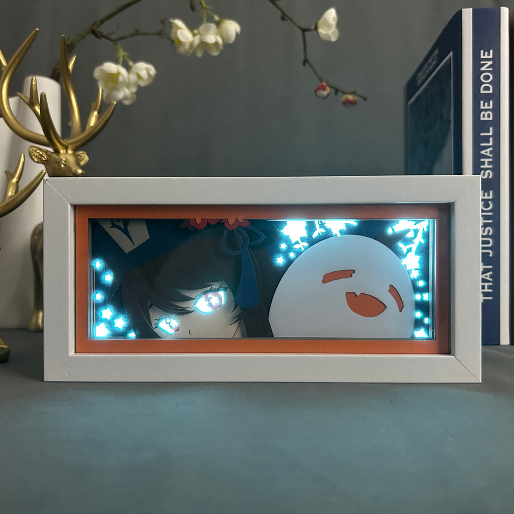 Anime Light Box: Hu Tao Inspired | Genshin Anime Gifts