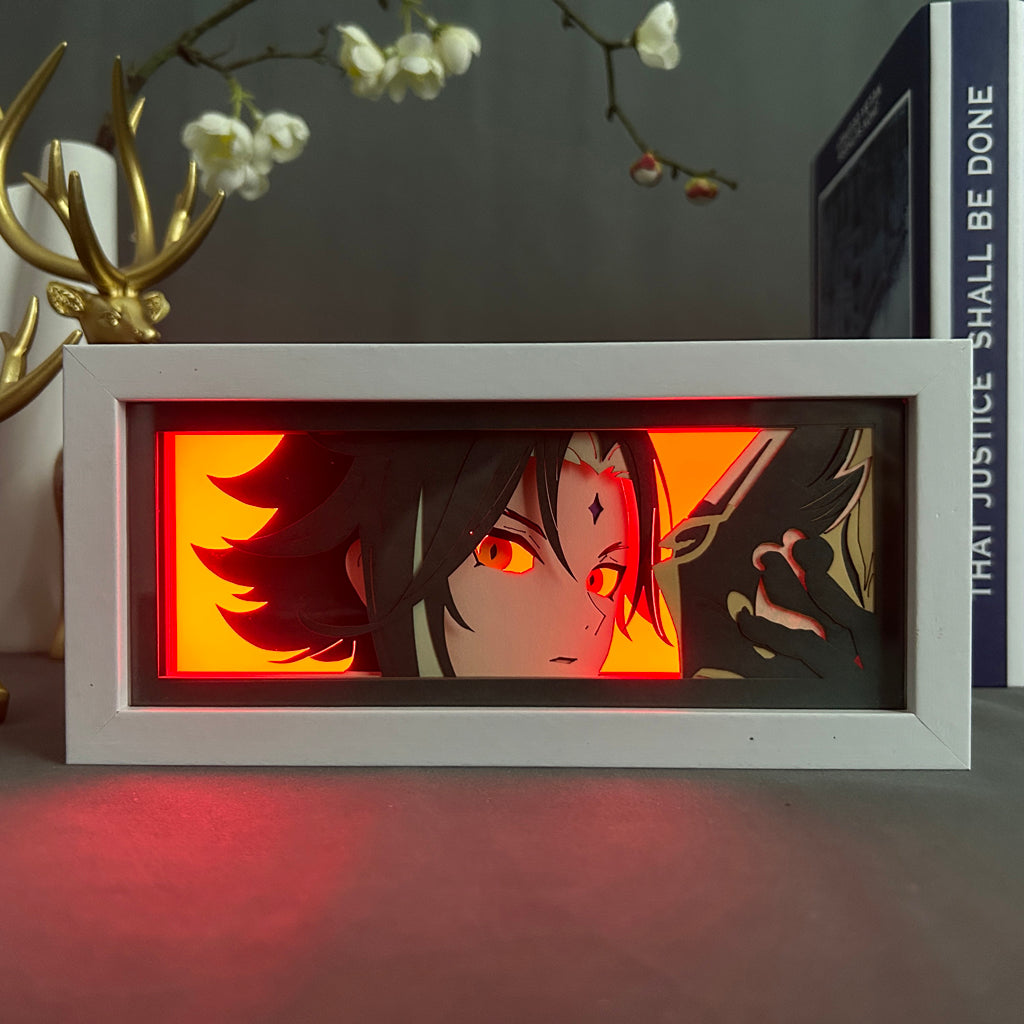 Anime Light Box: Xiao Inspired | Genshin Impact Anime Gifts