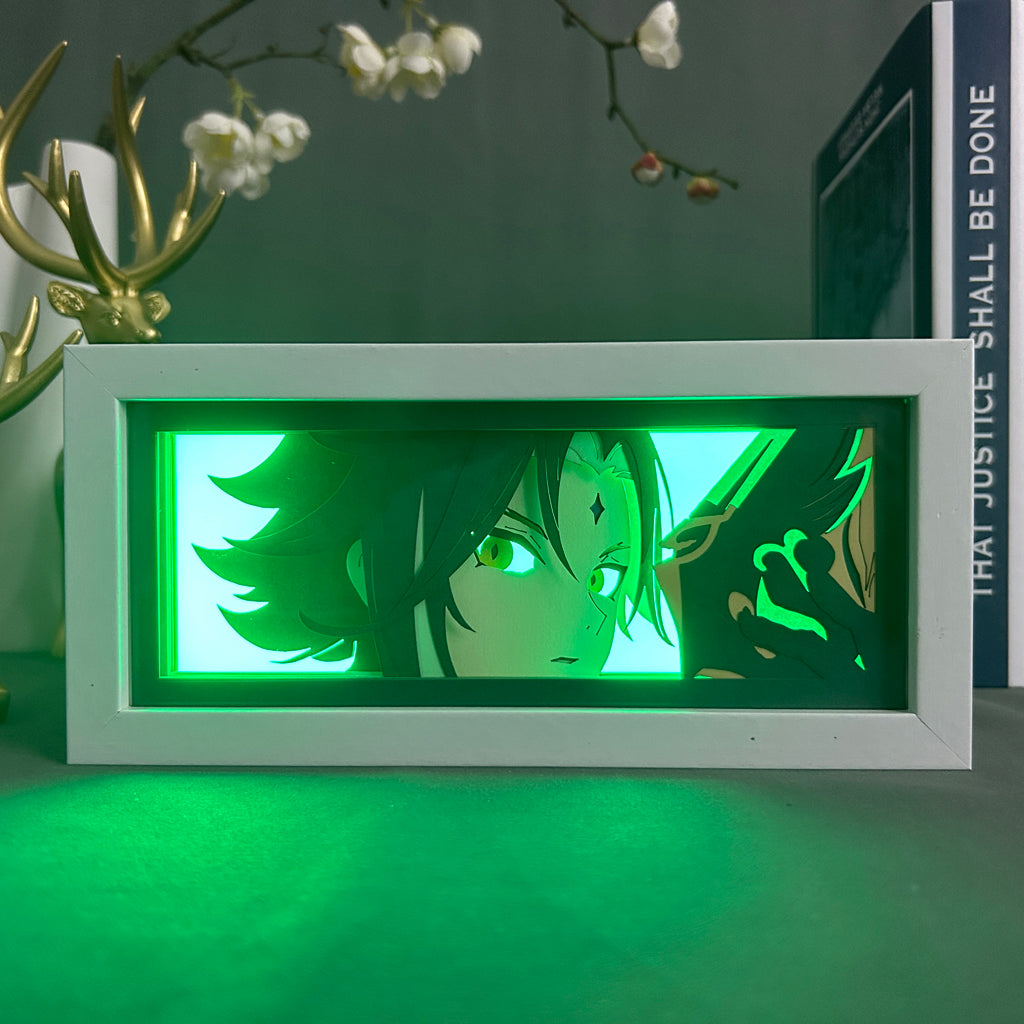 Anime Light Box: Xiao Inspired | Genshin Impact Anime Gifts