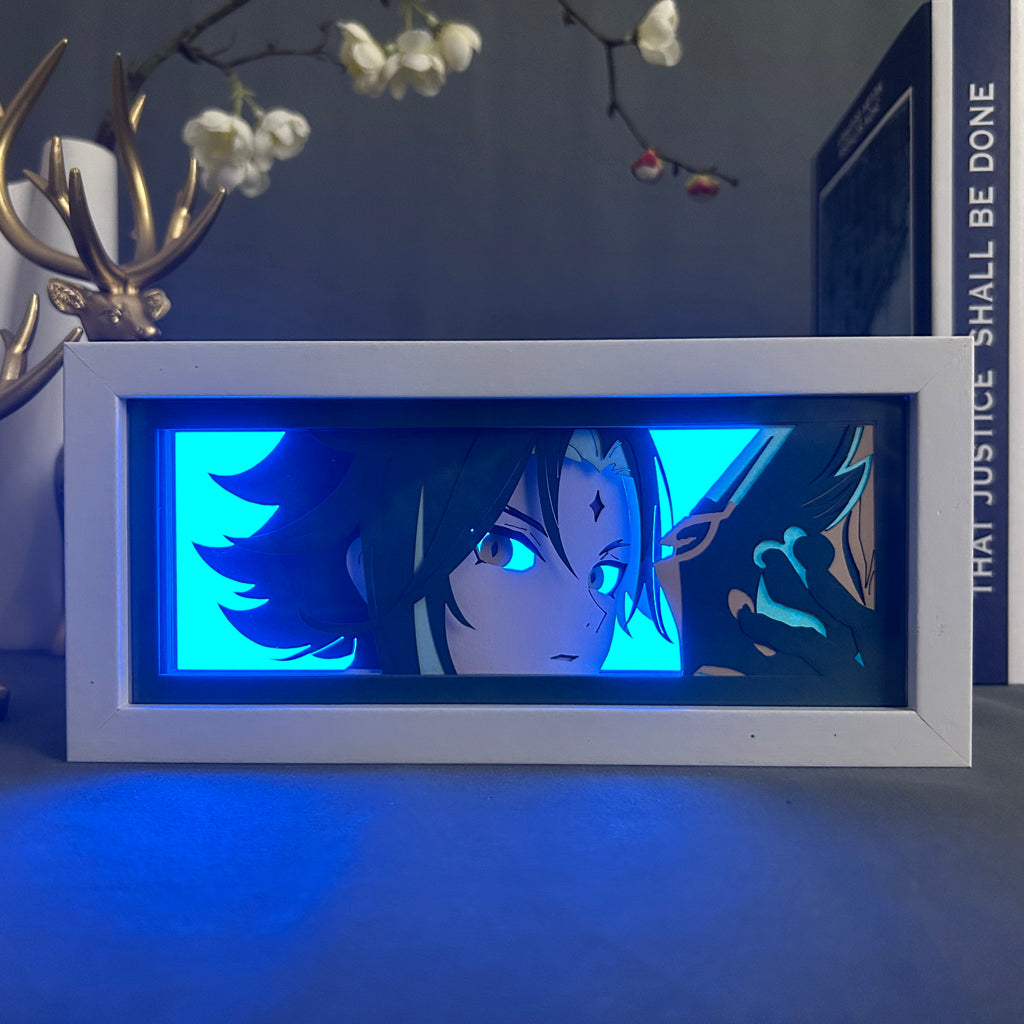 Anime Light Box: Xiao Inspired | Genshin Impact Anime Gifts