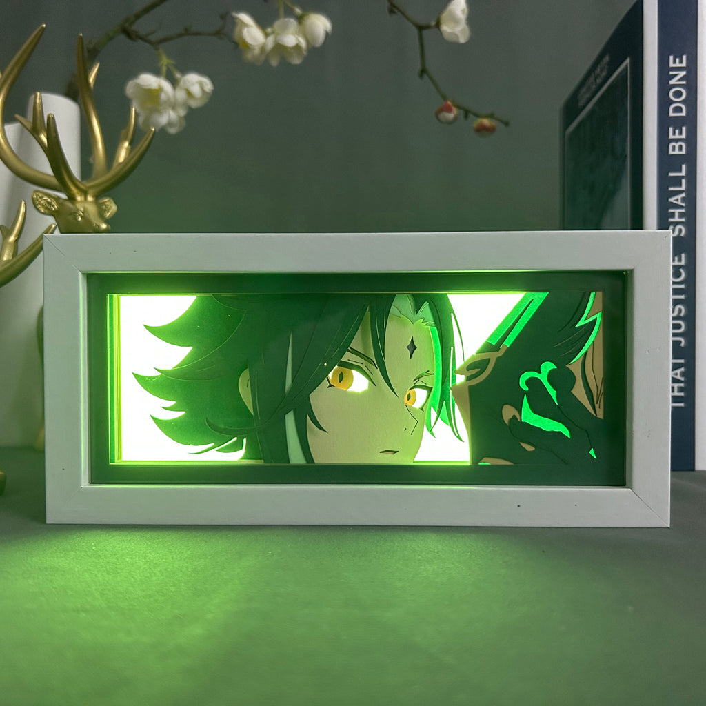 Anime Light Box: Xiao Inspired | Genshin Impact Anime Gifts