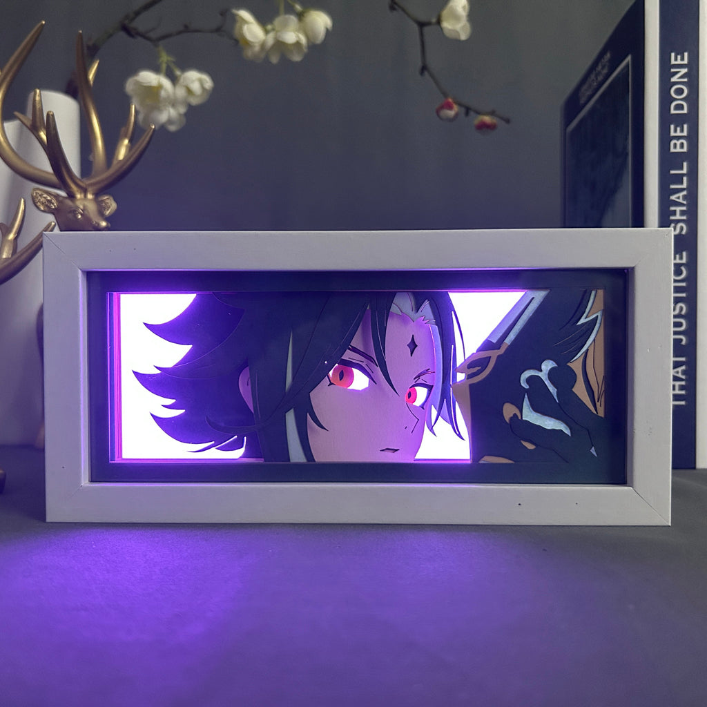 Anime Light Box: Xiao Inspired | Genshin Impact Anime Gifts