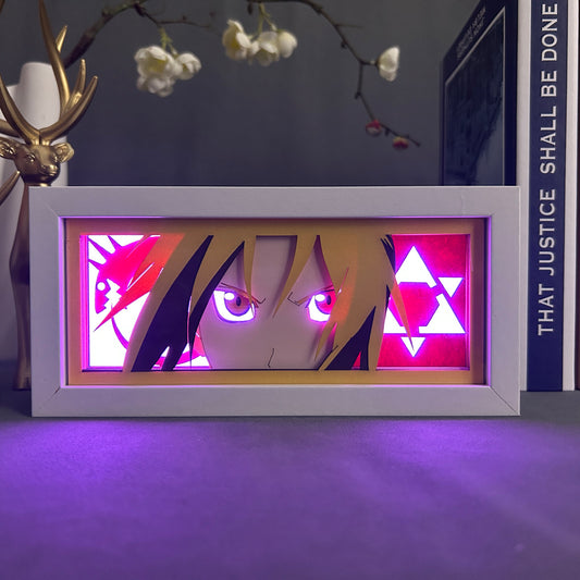 Anime Light Box: Edward Elric Inspired | Full Metal Alchemist Anime Gifts