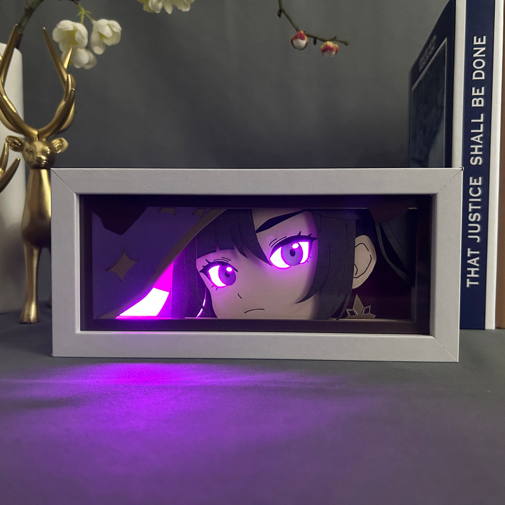 Anime Light Box: Mona Inspired | Genshin Impact Anime Gifts