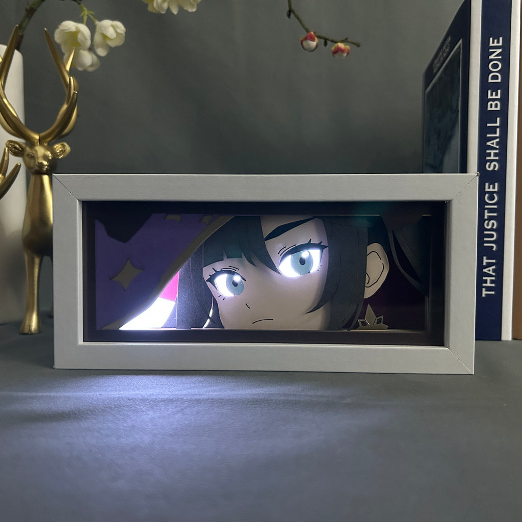 Anime Light Box: Mona Inspired | Genshin Impact Anime Gifts