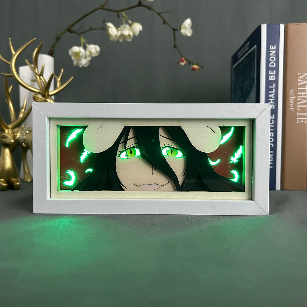 Anime Light Box: Albedo Inspired | Overlord Anime Gifts