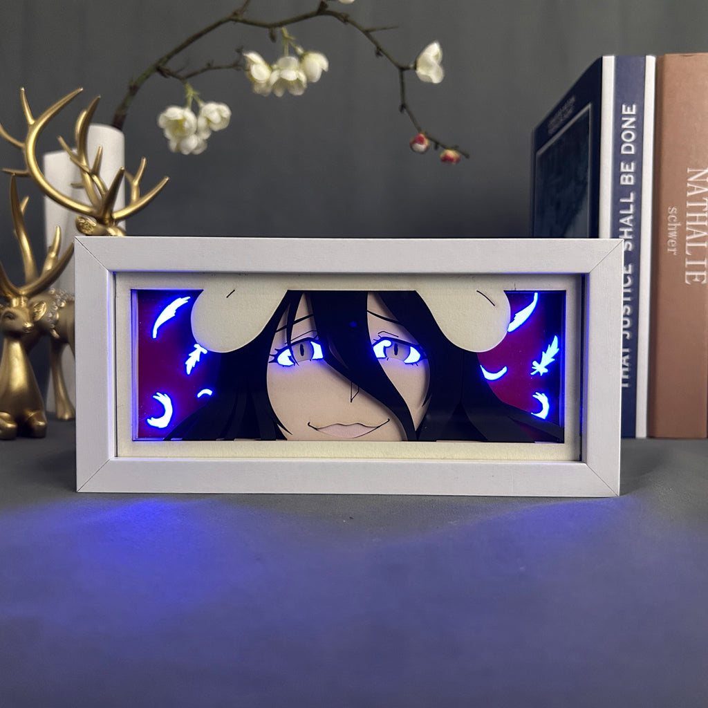 Anime Light Box: Albedo Inspired | Overlord Anime Gifts