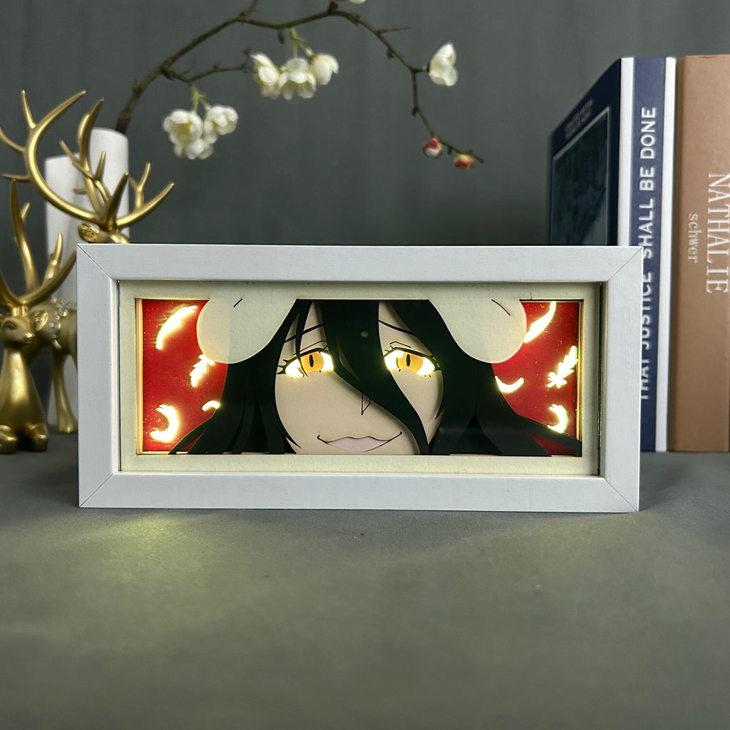 Anime Light Box: Albedo Inspired | Overlord Anime Gifts