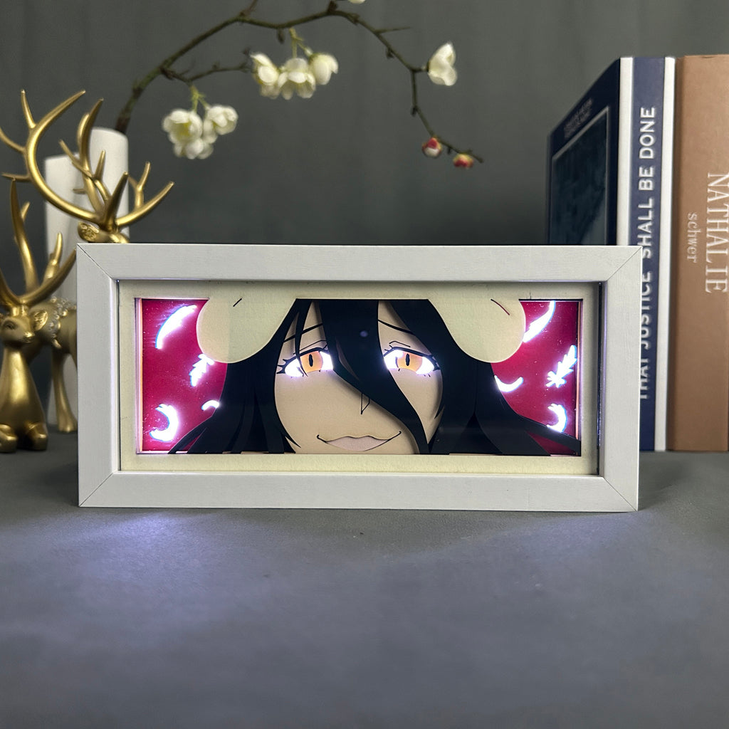 Anime Light Box: Albedo Inspired | Overlord Anime Gifts