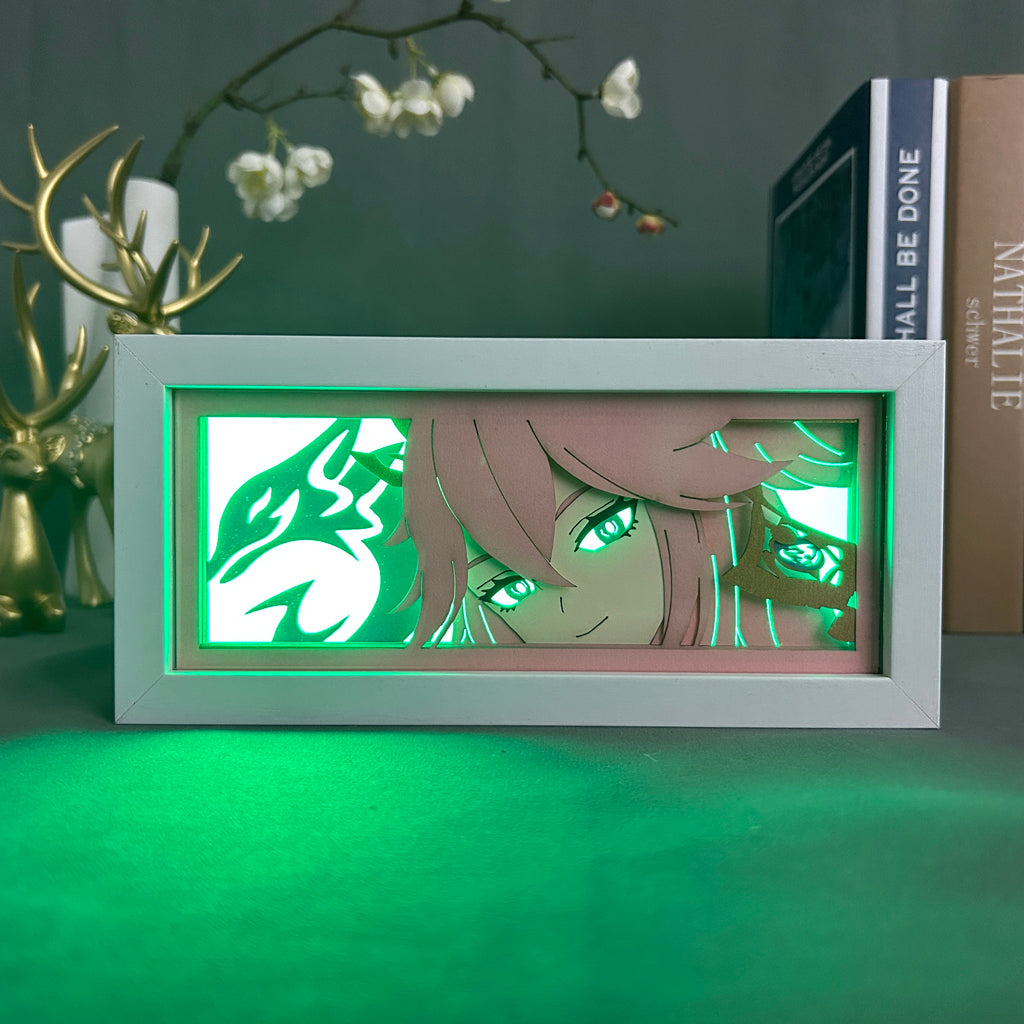 Anime Light Box: Yae Miko Inspired | Genshin Impact Anime Gifts