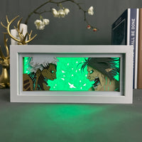 Anime Light Box: Eren Yeager x Reiner Braun Inspired | Attack on Titan Anime Gifts