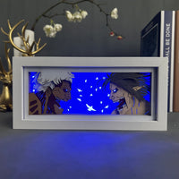 Anime Light Box: Eren Yeager x Reiner Braun Inspired | Attack on Titan Anime Gifts