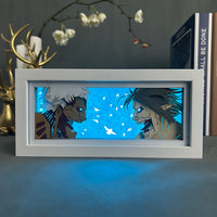 Anime Light Box: Eren Yeager x Reiner Braun Inspired | Attack on Titan Anime Gifts
